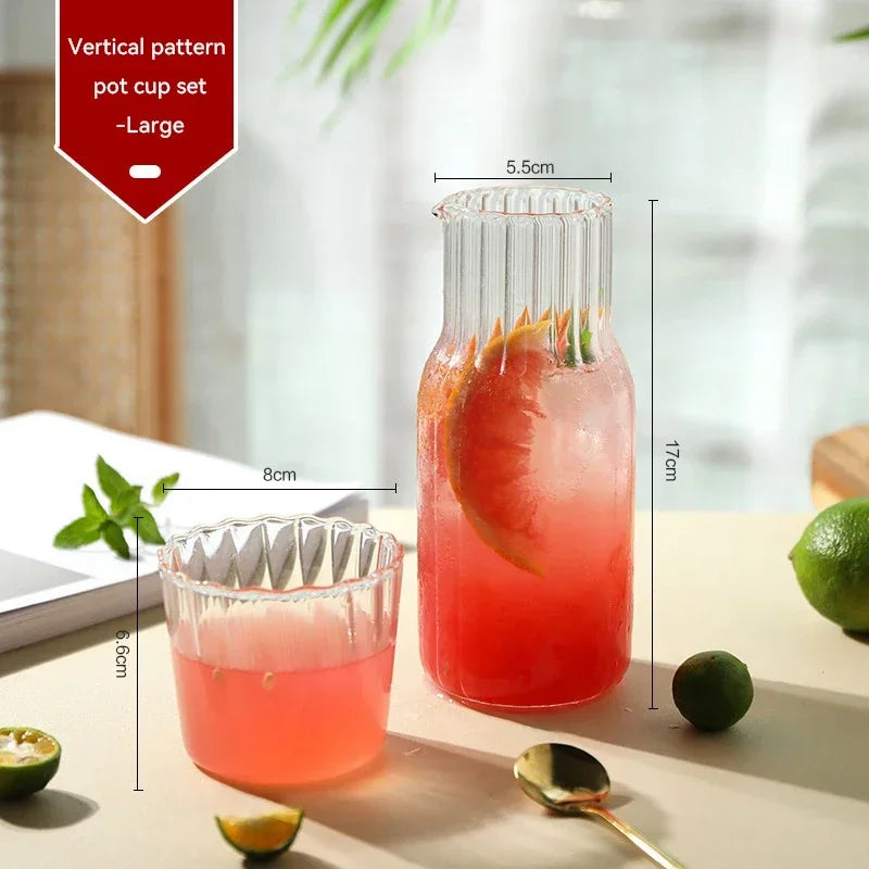 Bedside Glass Water Carafe with Tumbler - image 8