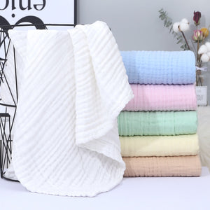 Bamboo Cotton Baby Blanket: Infant Swaddle Wrap | Warm Quilt | Muslin Bed Cover