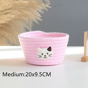 Animal Cotton Rope Storage Basket - thumbnail 10