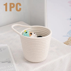 Hanging Cotton Rope Storage Basket - thumbnail 8