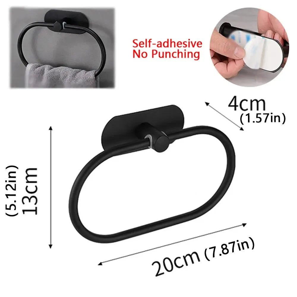 Stainless Steel Adhesive Towel Bar - image 9