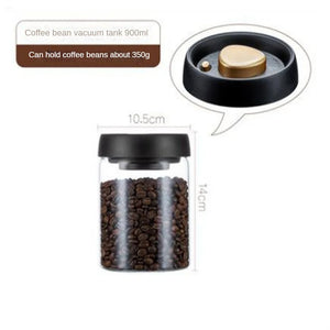 Glass Coffee Canister with Press-Down Lid - thumbnail 8