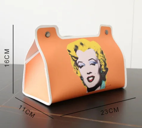 Faux Leather Tissue Box Cover - image 7