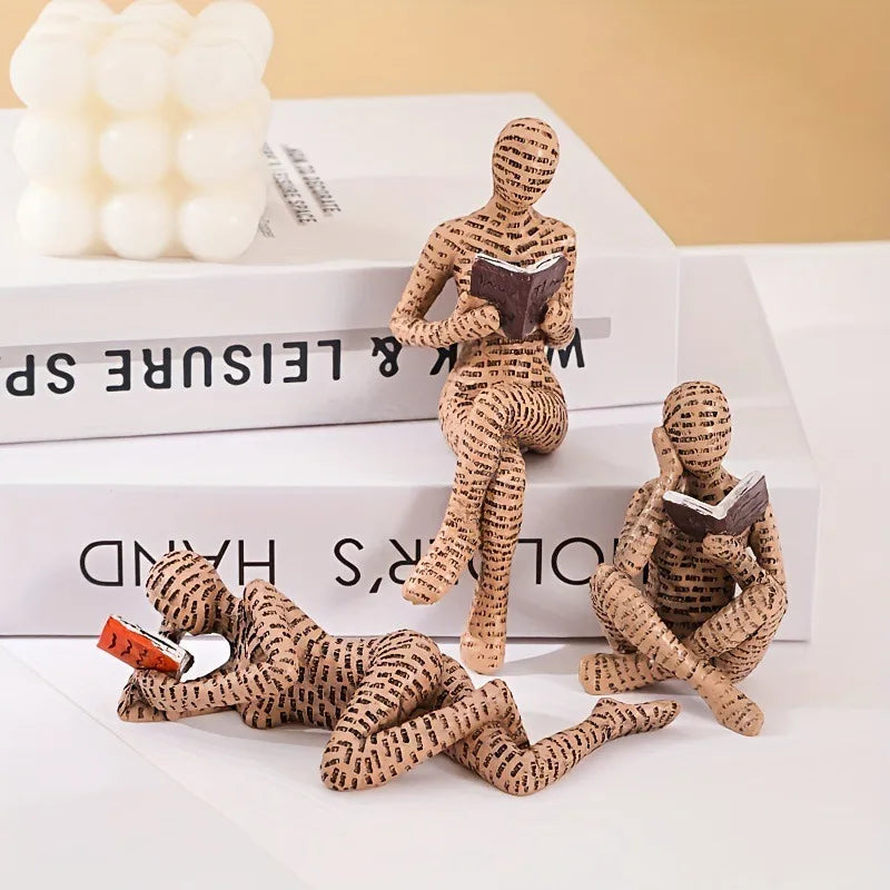 Newspaper Reader Sculpture - image 2