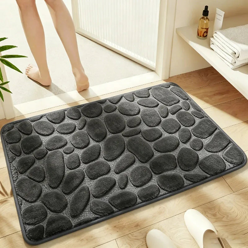 Pebble Embossed Absorbent Bath Mat - image 1