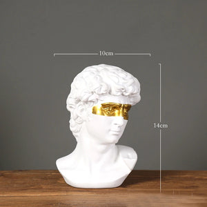 Classical David Bust Sculpture - thumbnail 8