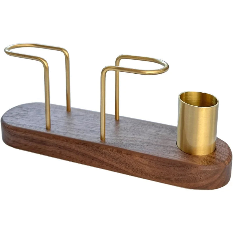 Wood & Metal Napkin and Tissue Holder - image 7