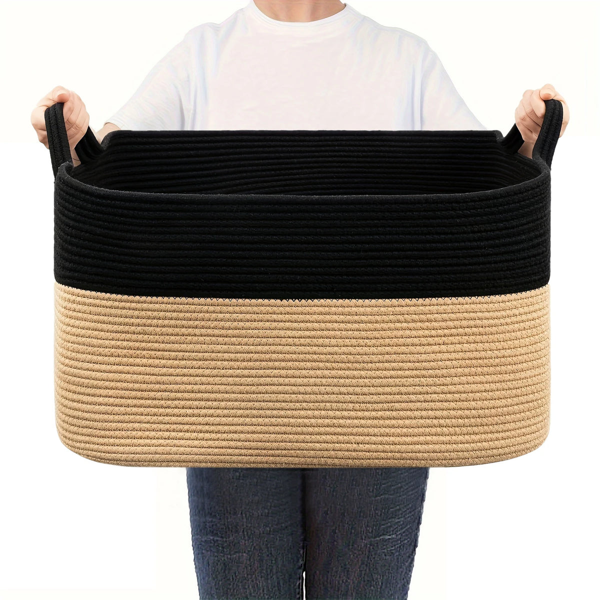 Woven Rope Storage Basket - image 6