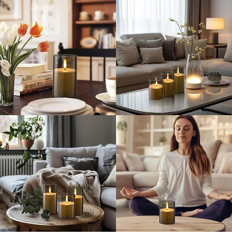 Flameless LED Pillar Candles - image 6