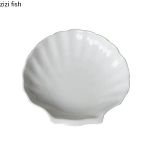 Shell-Shaped Ceramic Serving Plate - thumbnail 6