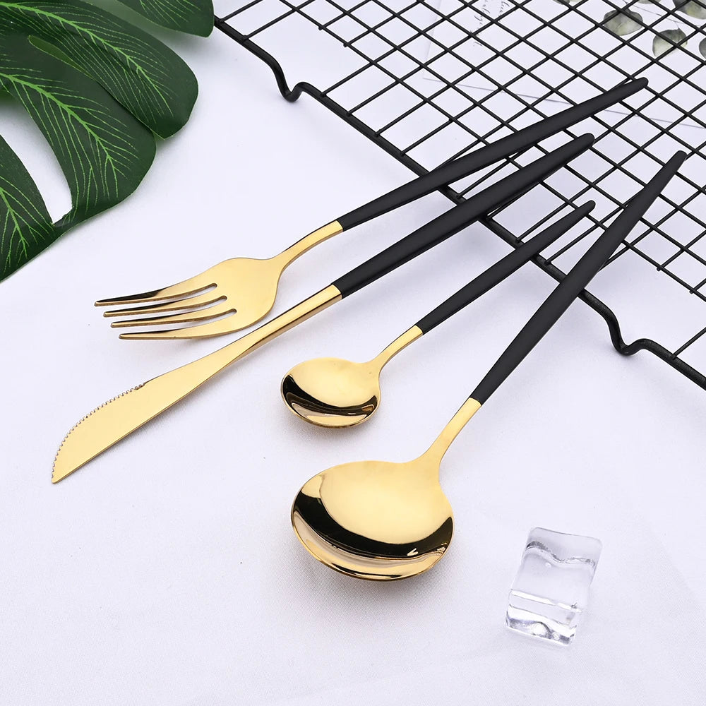 24-Piece Stainless Steel Flatware Set – Service for 6 - image 3