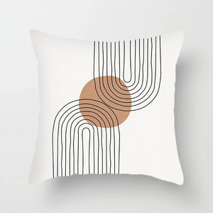 Abstract Geometry Pillowcase: Soft Plush Cushion Cover | Sofa Throw Decor