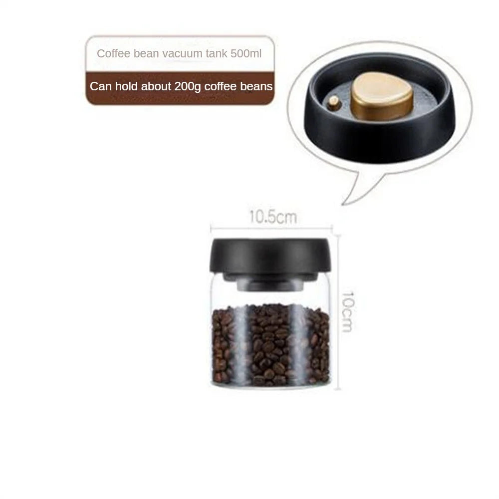 Glass Coffee Canister with Press-Down Lid - image 7