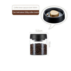 Glass Coffee Canister with Press-Down Lid - thumbnail 7