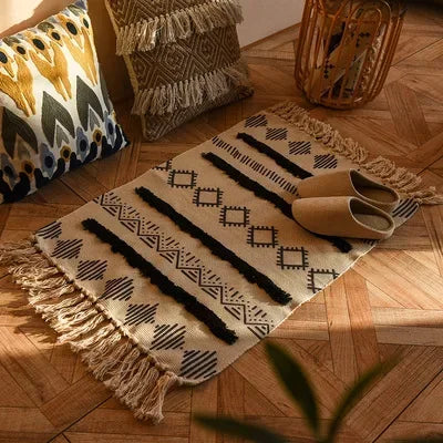 Bohemian Hand-Woven Tassel Rug - image 28
