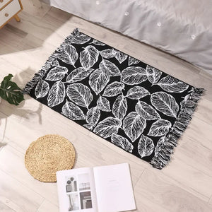 Bohemian Hand-Woven Tassel Rug - thumbnail 10