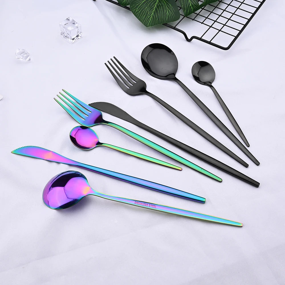 24-Piece Stainless Steel Flatware Set – Service for 6 - image 4