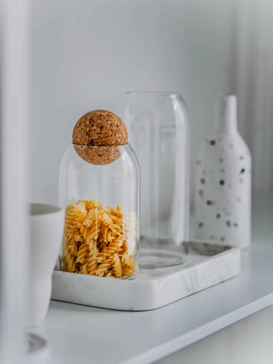 Glass Storage Jar with Cork Stopper - image 6