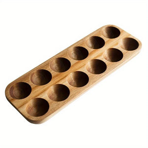 Acacia Wood Egg Tray - thumbnail 9