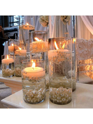 Clear Cylinder Glass Candle Holder - thumbnail 1