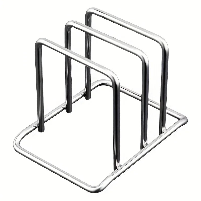 Stainless Steel Pot Lid & Cutting Board Rack - image 7