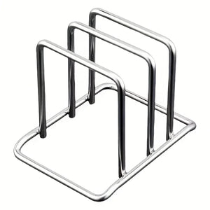Stainless Steel Pot Lid & Cutting Board Rack - thumbnail 7