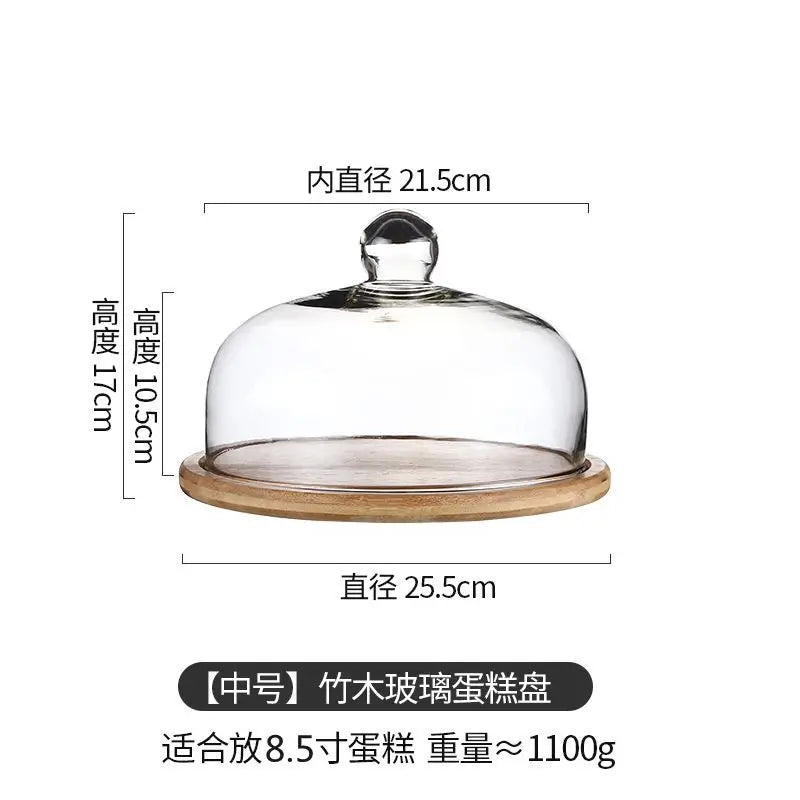 Cake Stand with Glass Dome Cover - image 7