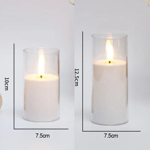Flameless LED Pillar Candles - thumbnail 9