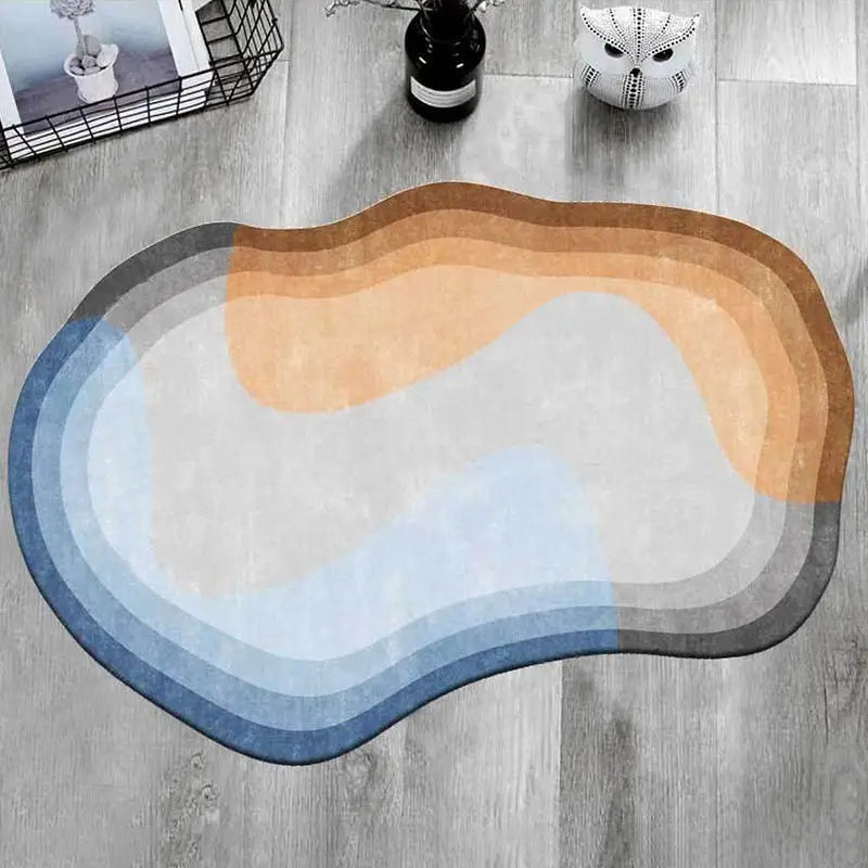Irregular Shape Modern Area Rug - image 26