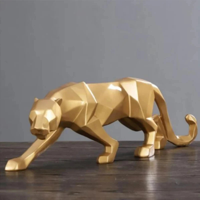 Geometric Panther Sculpture - image 7