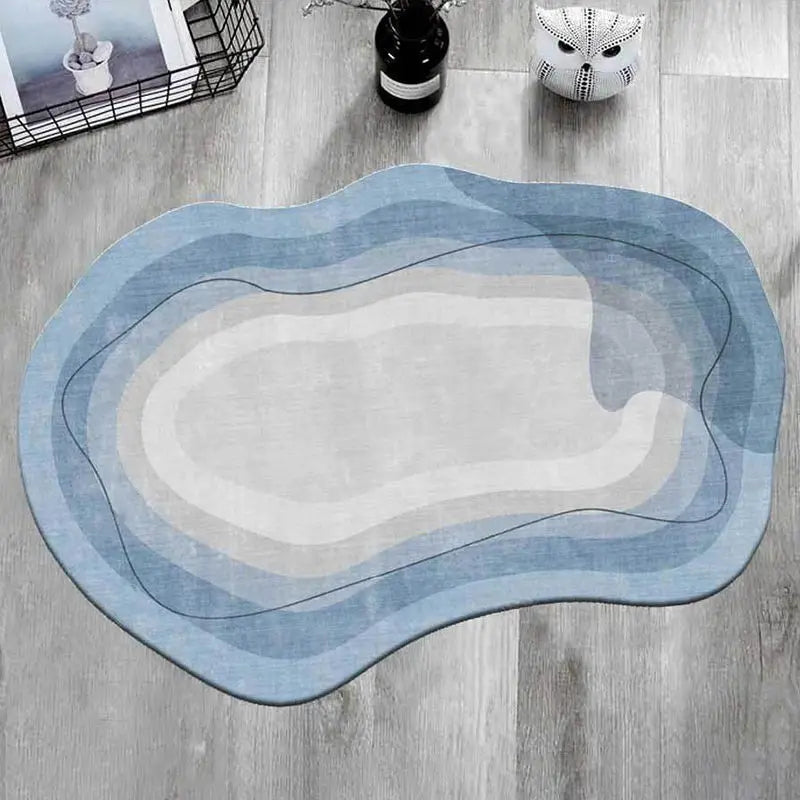 Irregular Shape Modern Area Rug - image 9