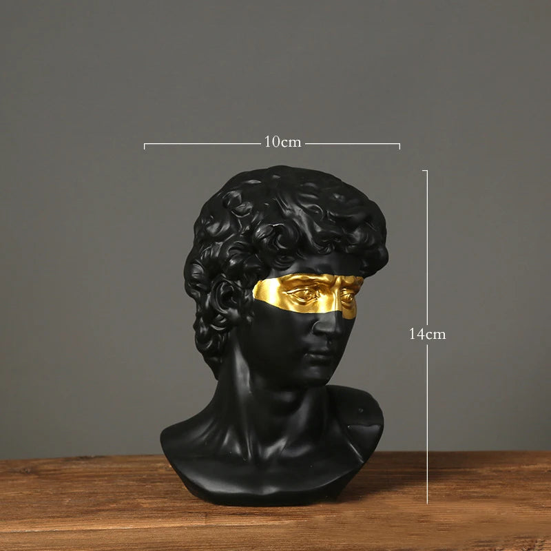 Classical David Bust Sculpture - image 10