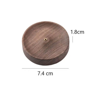 Round Wooden Incense Stick Holder - thumbnail 11