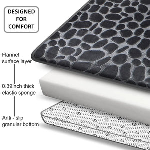 Pebble Embossed Absorbent Bath Mat - thumbnail 2