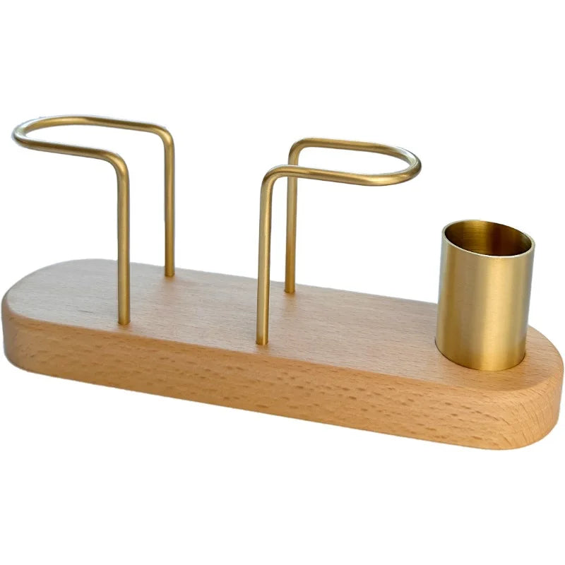 Wood & Metal Napkin and Tissue Holder - image 8