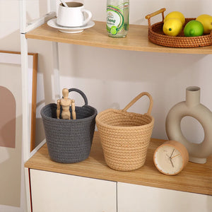 Hanging Cotton Rope Storage Basket - thumbnail 5