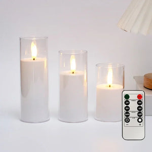 Flameless LED Pillar Candles - thumbnail 8