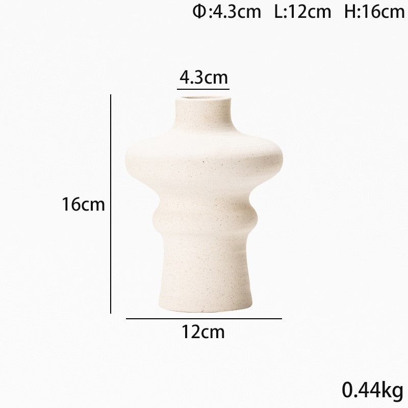 Ceramic vase decoration home vases Flower pot decorative planters for plants nordic living room plant pot
