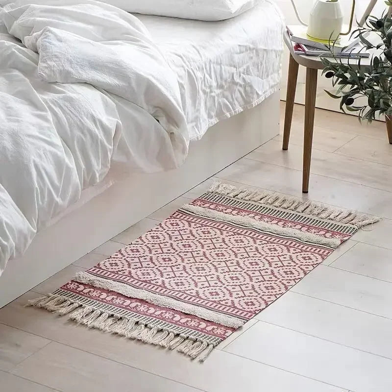 Bohemian Hand-Woven Tassel Rug - image 20