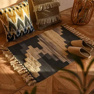 Bohemian Hand-Woven Tassel Rug - thumbnail 29