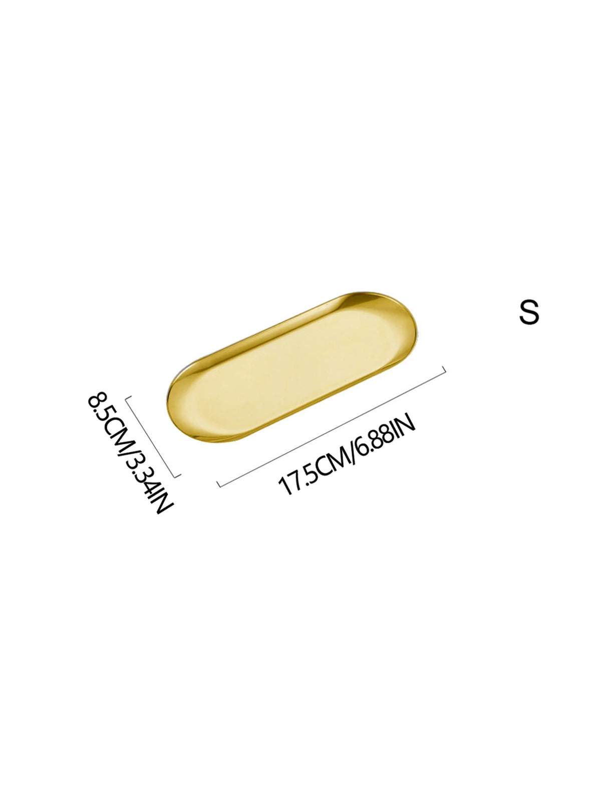 Stainless Steel Oval Serving Tray - image 7
