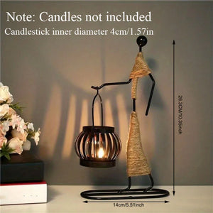 Abstract Figure Metal Candlestick - thumbnail 11
