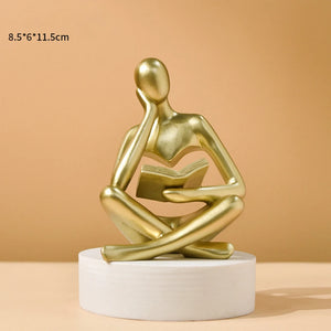 Abstract Thinker Sculpture - thumbnail 6