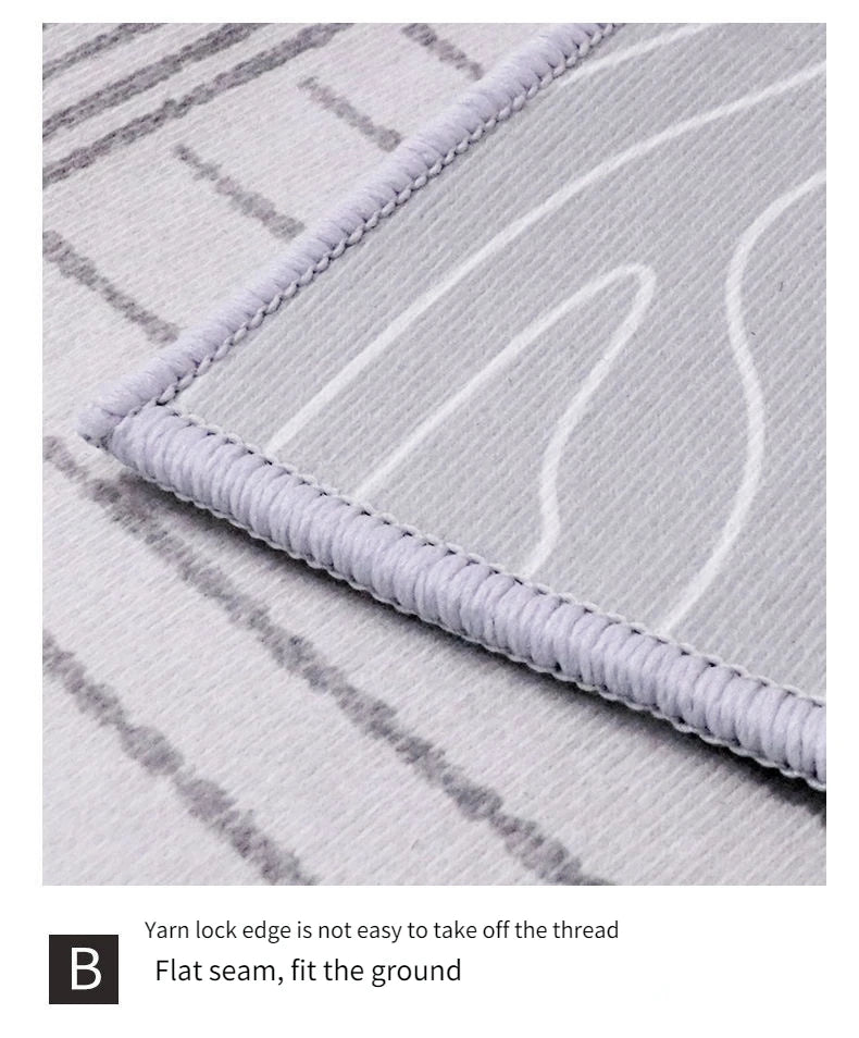 Irregular Shape Modern Area Rug - image 5