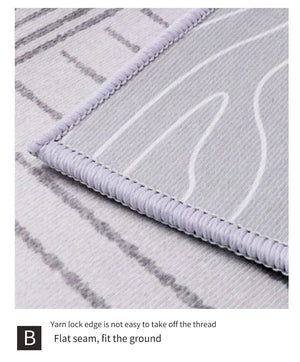 Irregular Shape Modern Area Rug - thumbnail 5