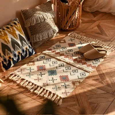 Bohemian Hand-Woven Tassel Rug - image 22