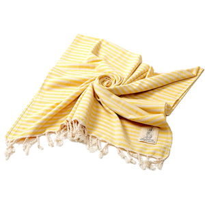 Luxury Striped Tassel Bath Towel: 100% Cotton | Sauna Spa | Home Travel | Beach