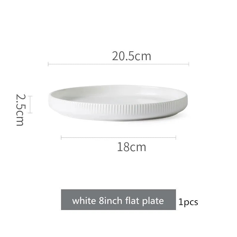 Nordic Matte-Glaze Ceramic Dinnerware – Open Stock - image 17