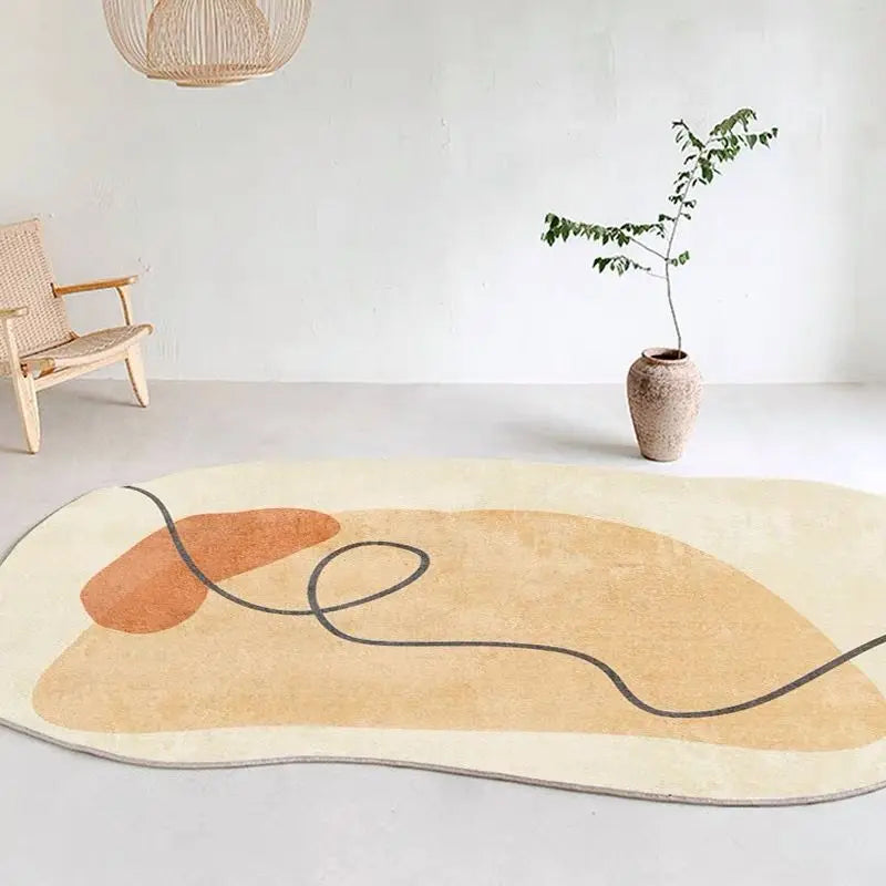 Irregular Shape Modern Area Rug - image 2
