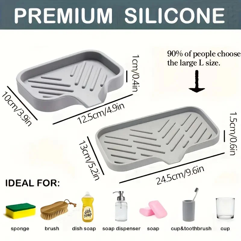 Silicone Sink Faucet Tray - image 2